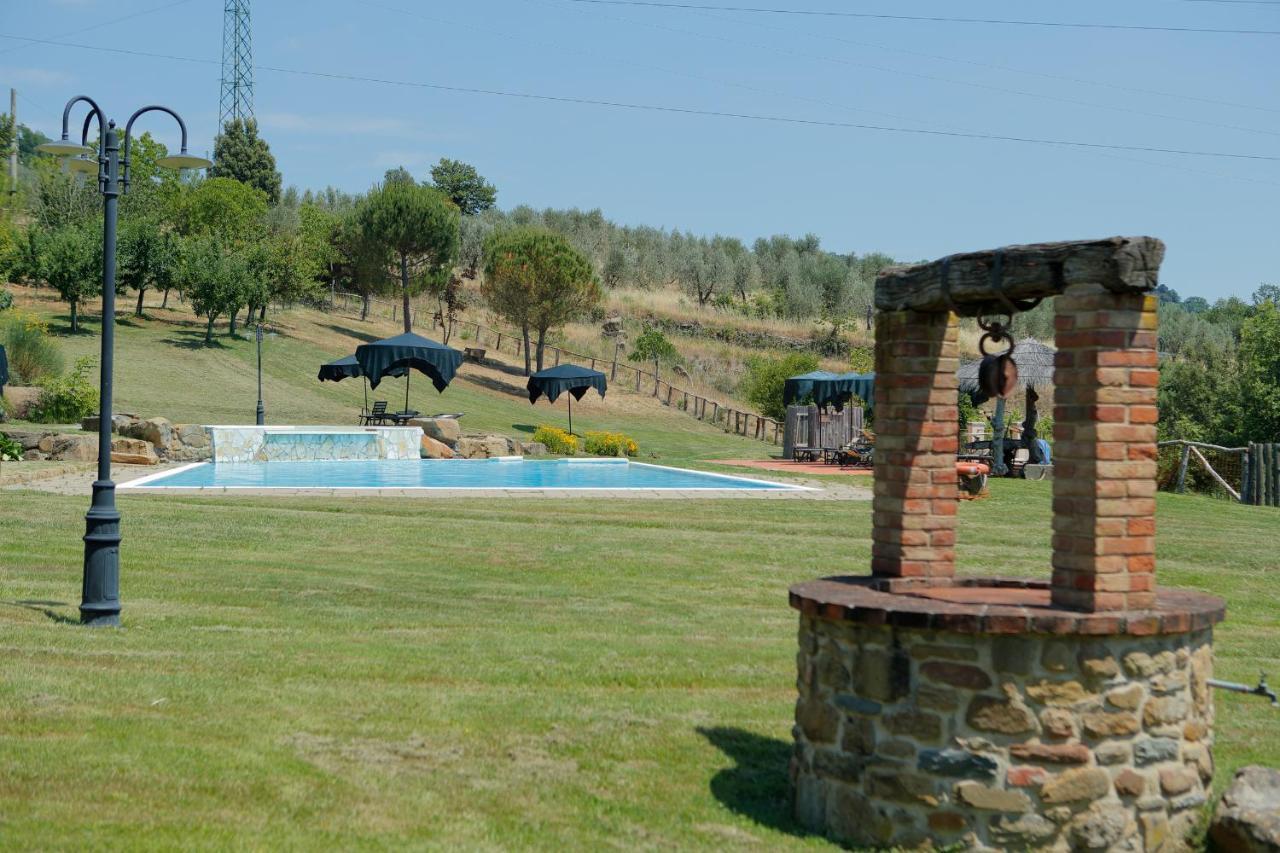 Natouroasi Agriturismo Pensionat Monte San Savino Exteriör bild
